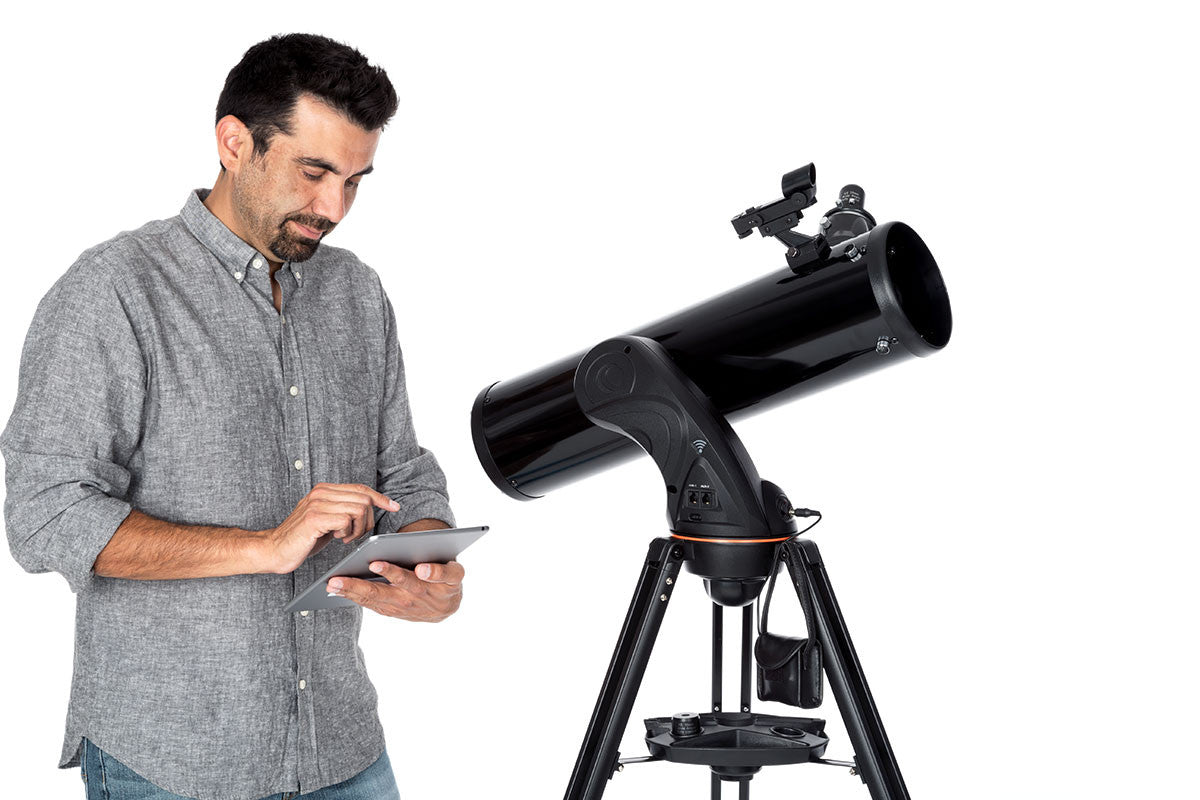 Celestron Astro Fi 130 Newtonian Teleskop gebraucht WiFi