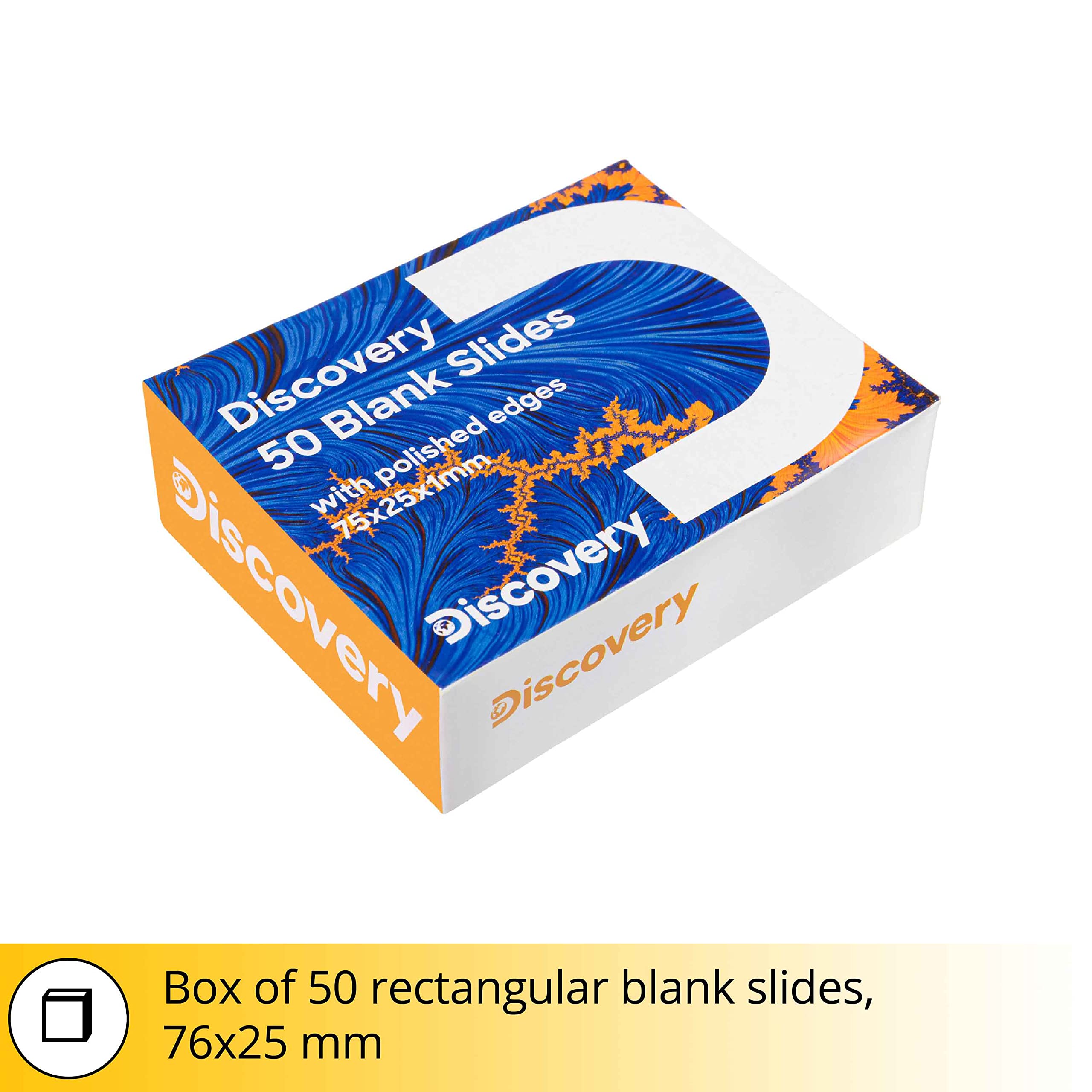 Levenhuk Discovery 50 Blank Slides Objektträger Glas 50 Stück