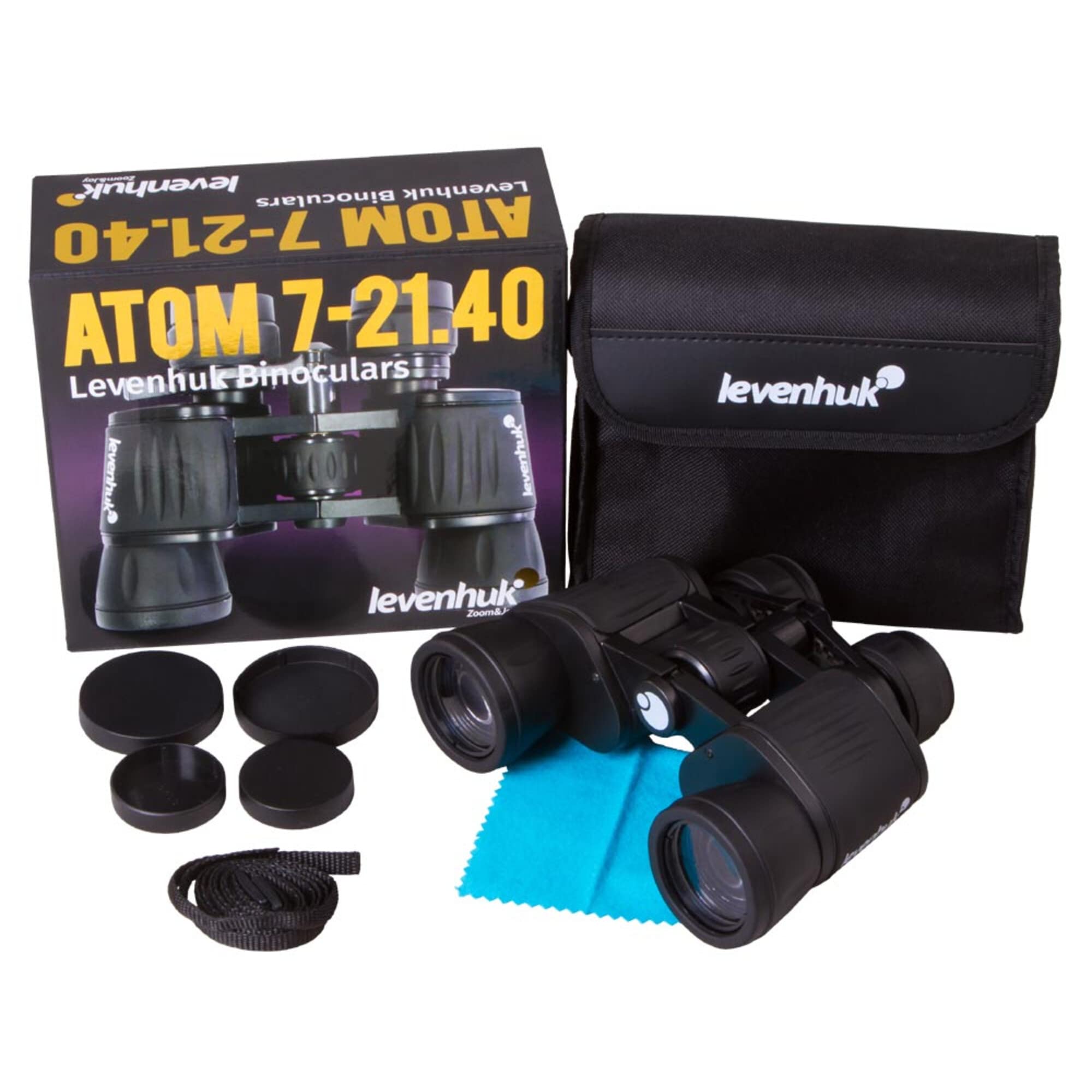 Levenhuk Atom 7-21x40 Fernglas Zoom BK-7 für Erwachsene