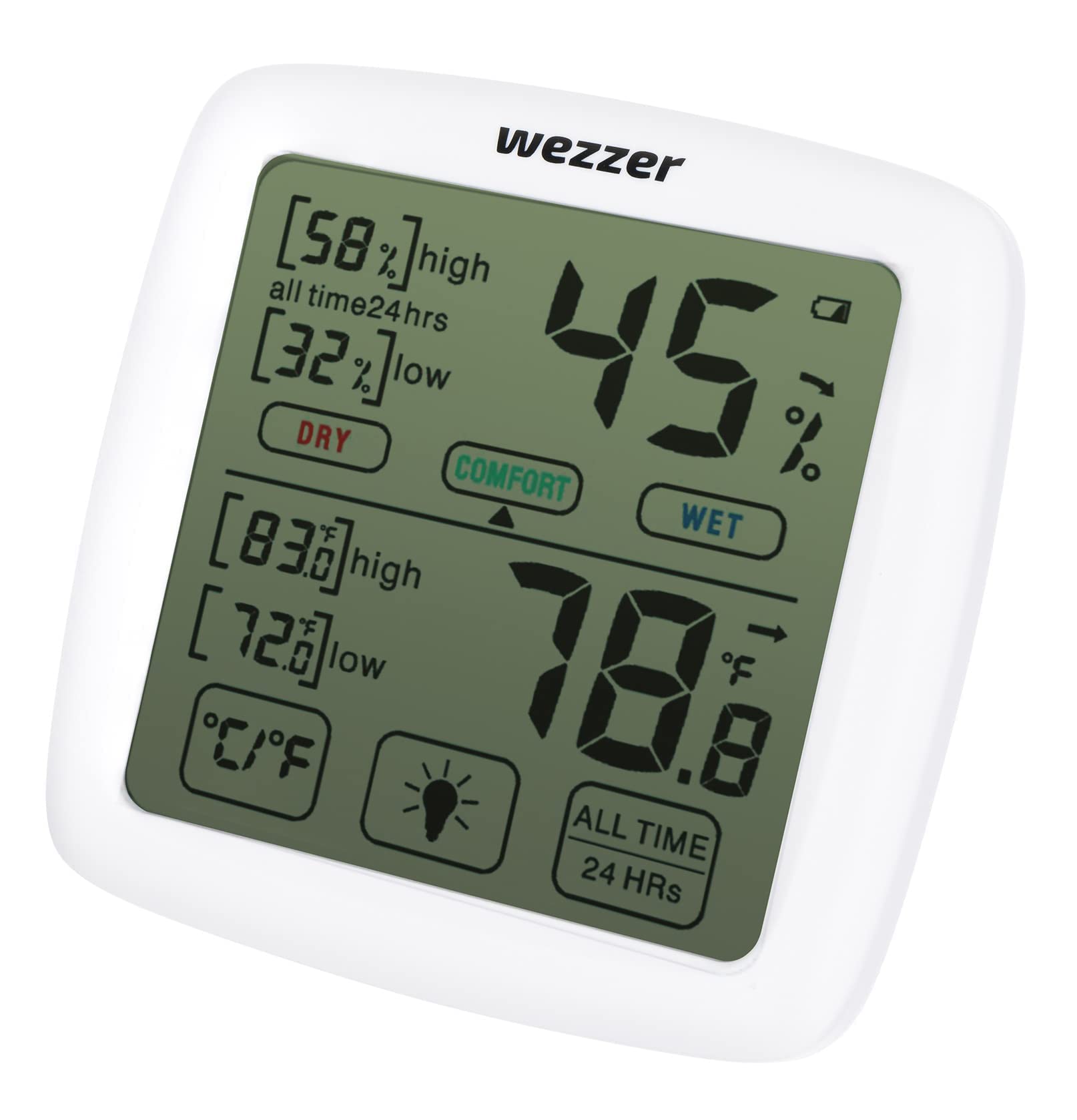 Levenhuk Wezzer Teo TH30 Thermohygrometer Prognose