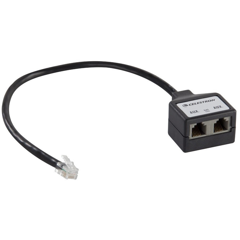 Celestron AUX Port Splitter Adapter zweifach Teleskop