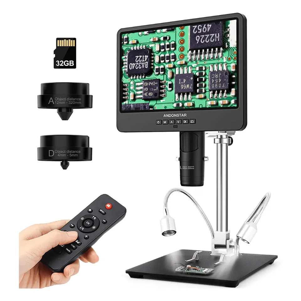 Andonstar AD246S-M Lötmikroskop 3 Objektive LCD HDMI