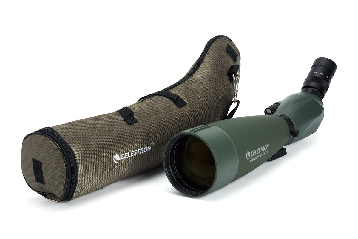 Celestron Regal M2 22-67x100 ED Spektiv Gebraucht Abgewinkelt