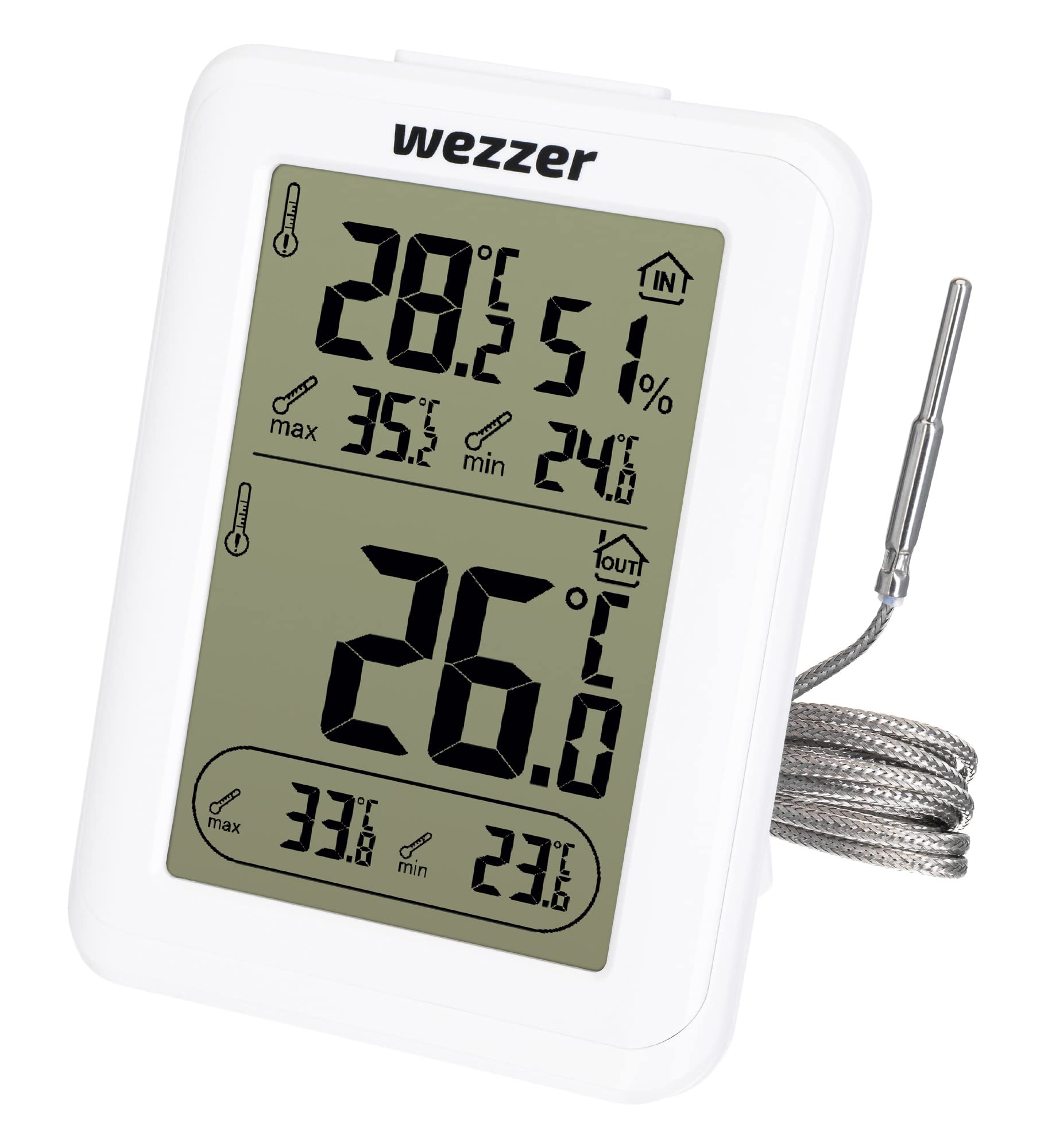 Levenhuk Wezzer SN10 Thermometer Hygrometer mit Sonde