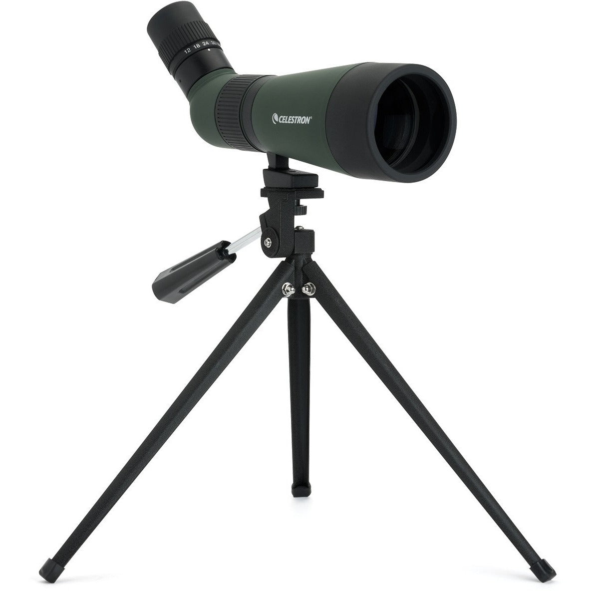 Celestron LandScout 12-36x60 Spektiv gewinkelt mit Stativ