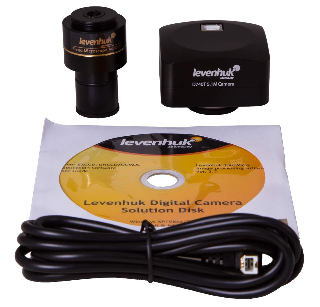 Levenhuk D740T Mikroskop 40-2000x trinokular 5MP