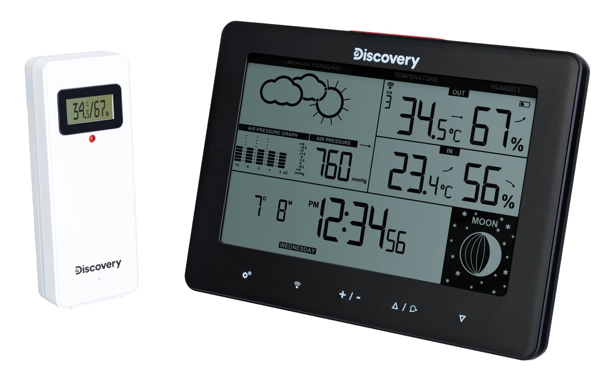 Discovery Report WA10 Wetterstation mit Barometer und Sensor