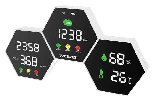 Levenhuk Wezzer Air PRO DM50 Luftqualitätsmonitor CO2 Feinstaub
