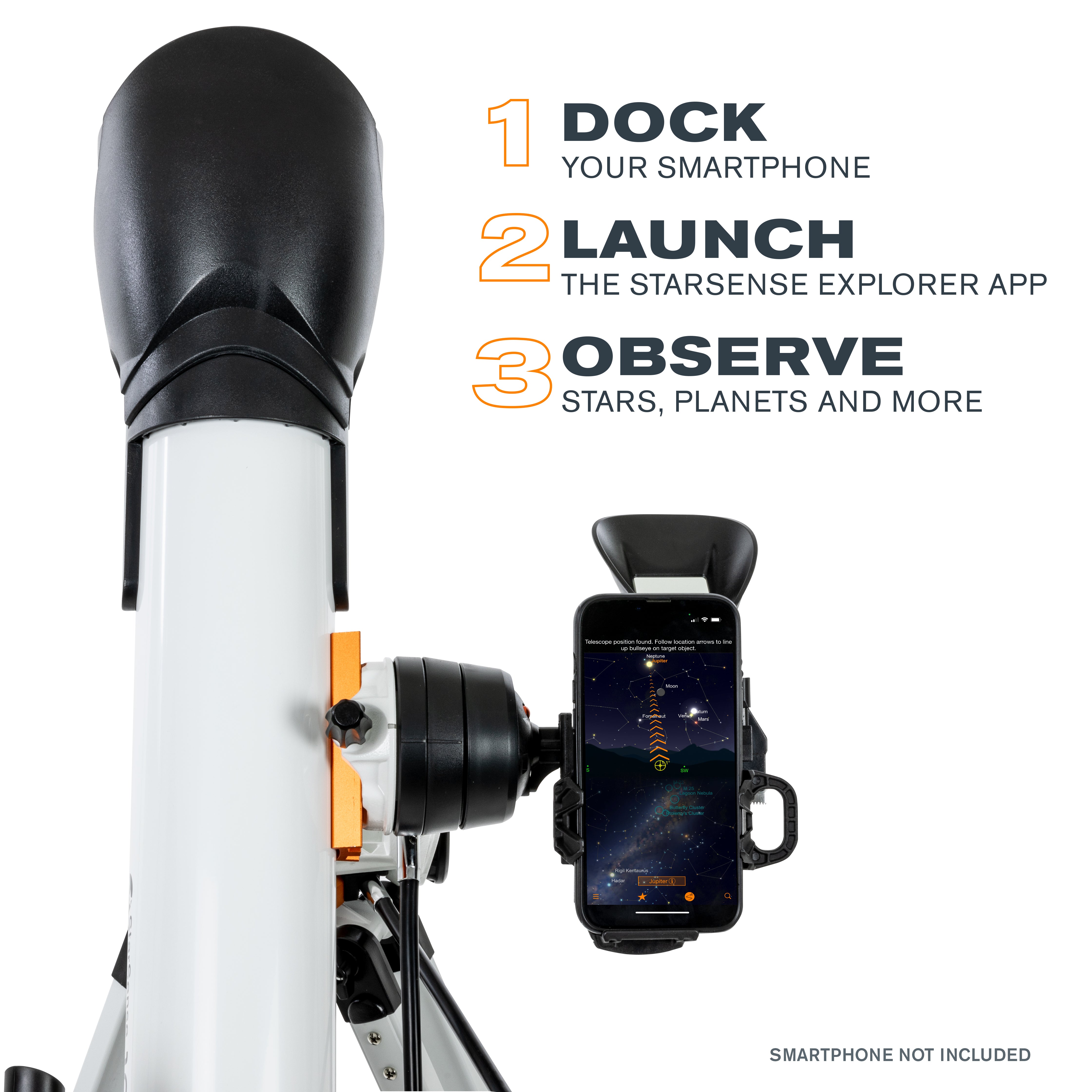 Celestron StarSense Explorer DX 100AZ Refraktor Lunar