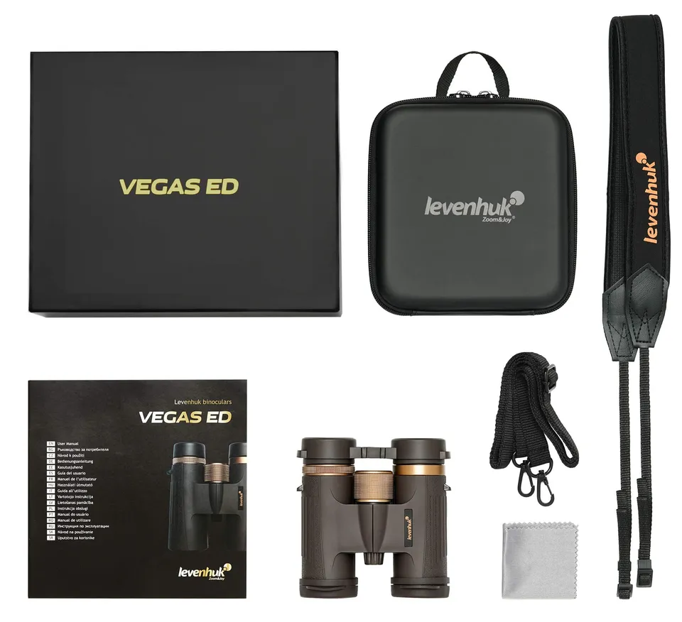 Levenhuk Vegas ED 8x32 Fernglas ED-Glas Dachprisma