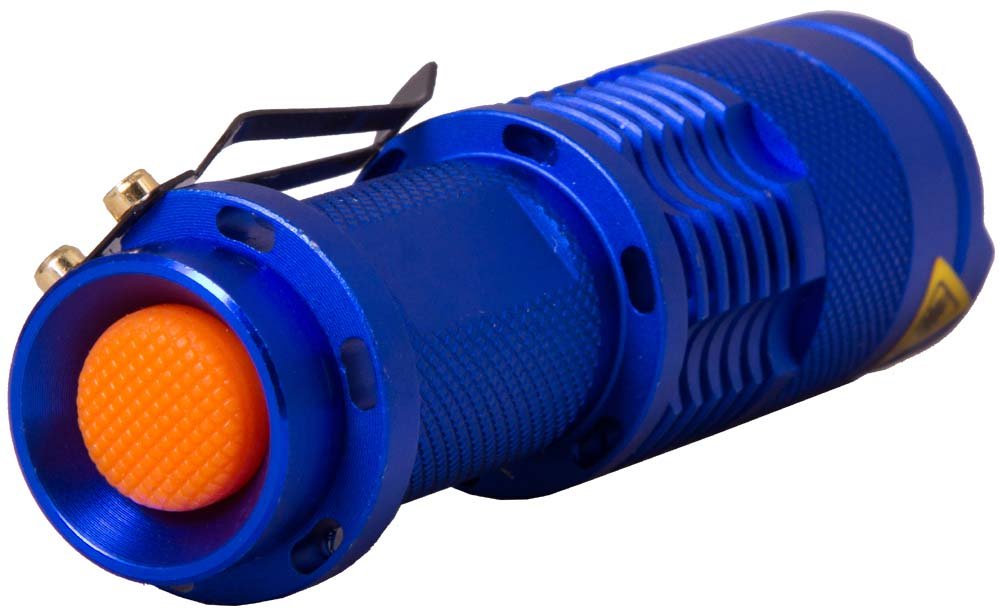 Levenhuk LabZZ F3 LED-Taschenlampe 3W Metall mit Clip