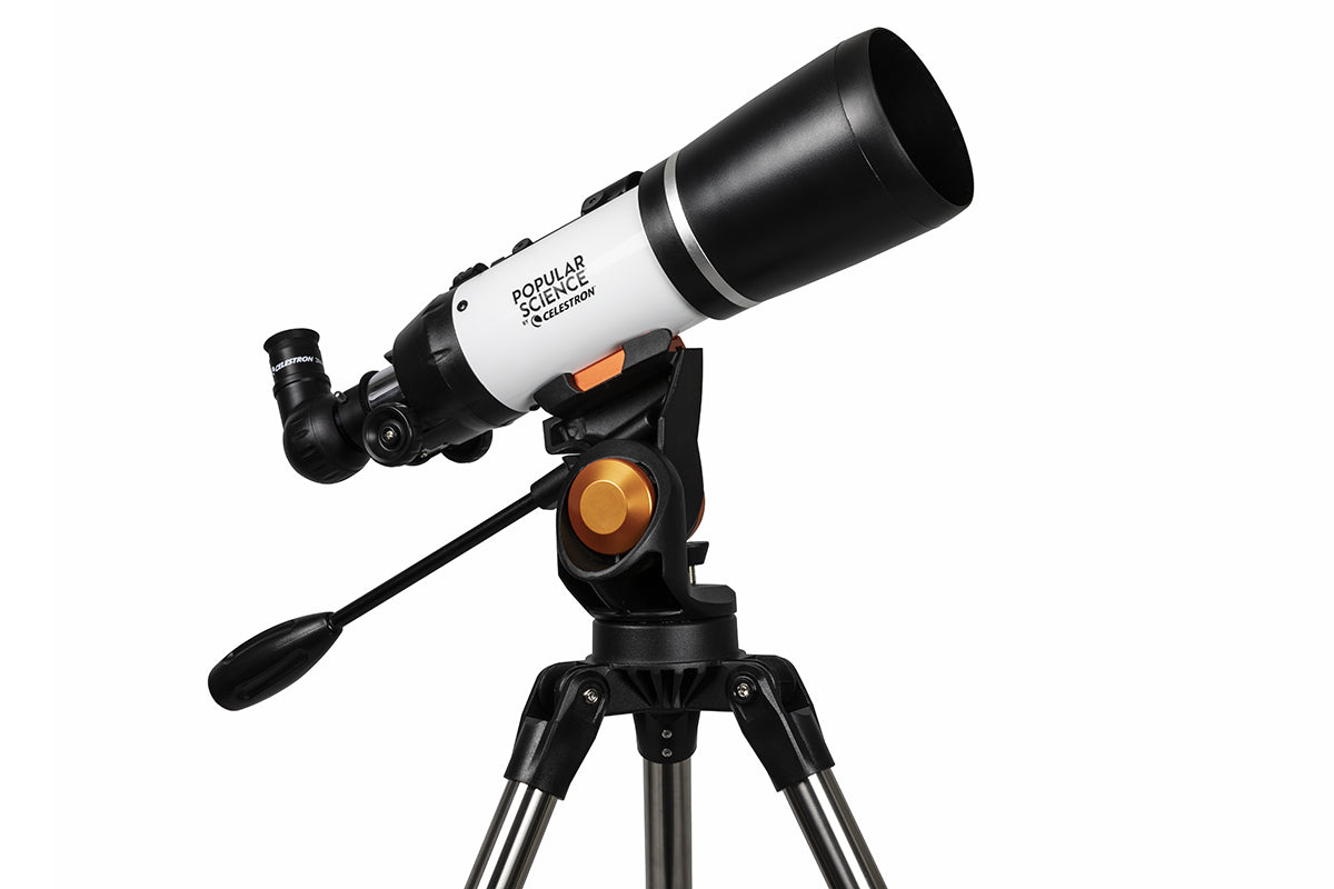 Celestron AstroMaster 80AZS Teleskop Refraktor Set