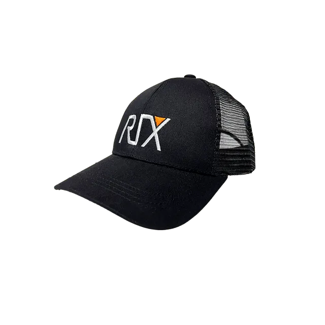 RIX Trucker Cap Mesh Snapback Schwarz