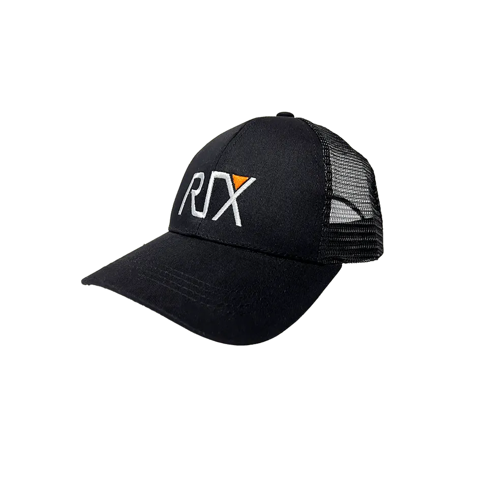 RIX Trucker Cap Mesh Snapback Schwarz