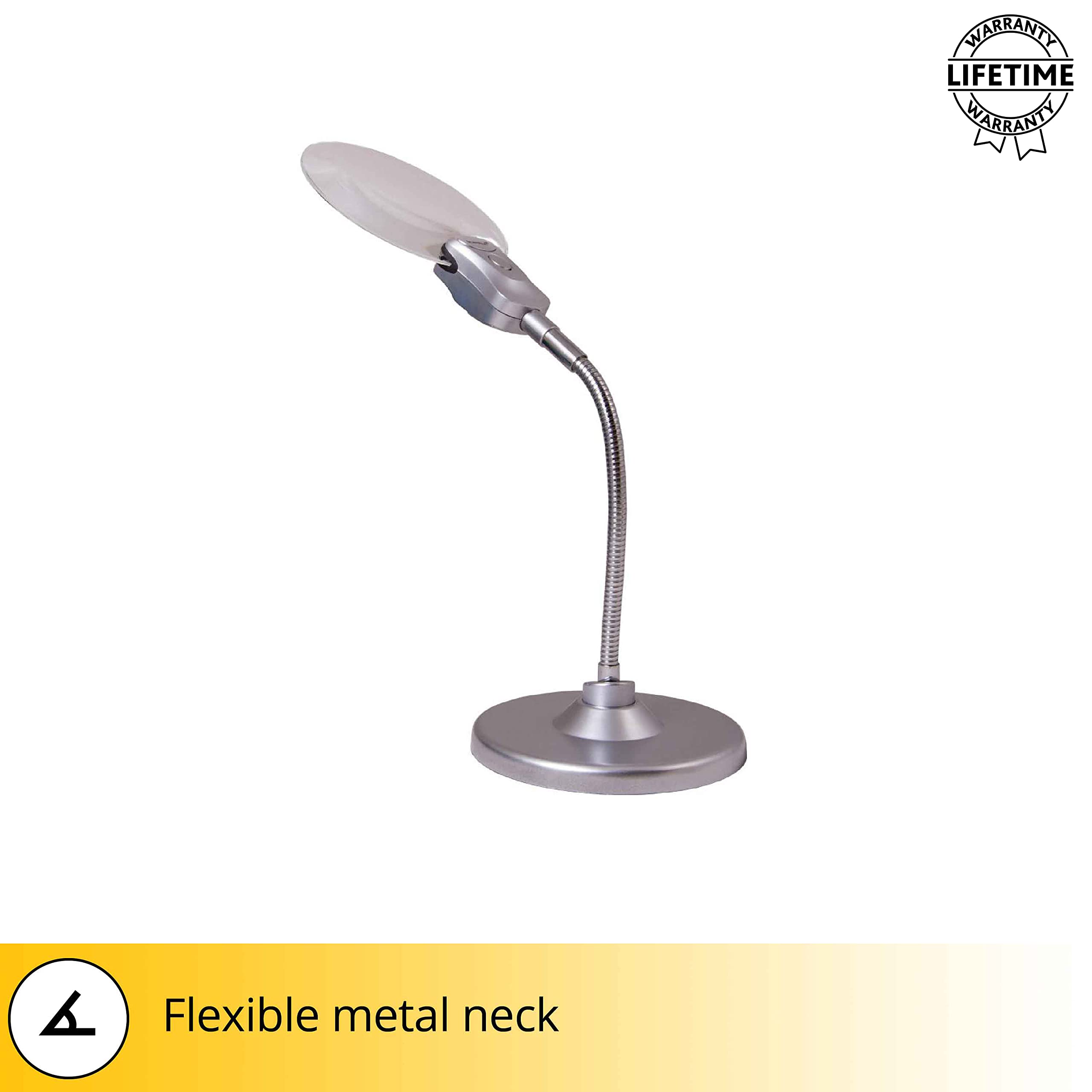 Levenhuk Zeno Desk D5 Tischlupe LED 2x/6x Stand