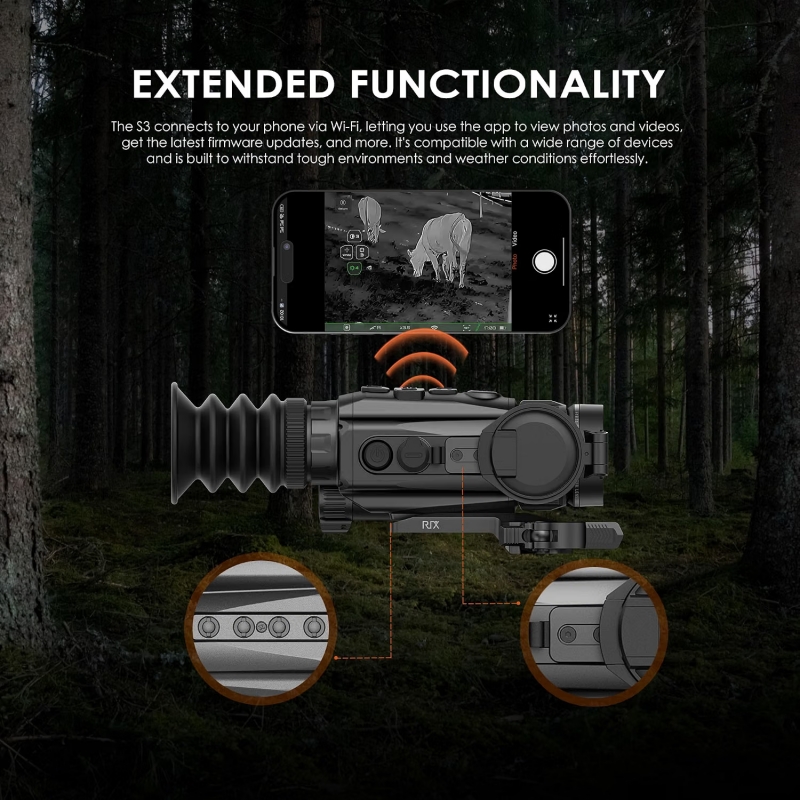 RIX Storm S3 Pocket K2 Wärmebild Set Jagd