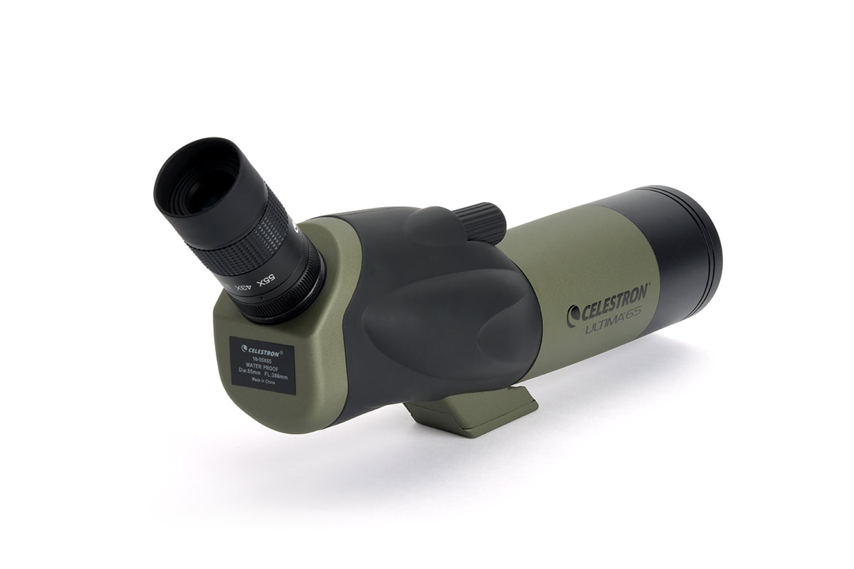 Celestron Ultima 18-55x65 Spektiv gewinkelt mit Smartphone-Adapter