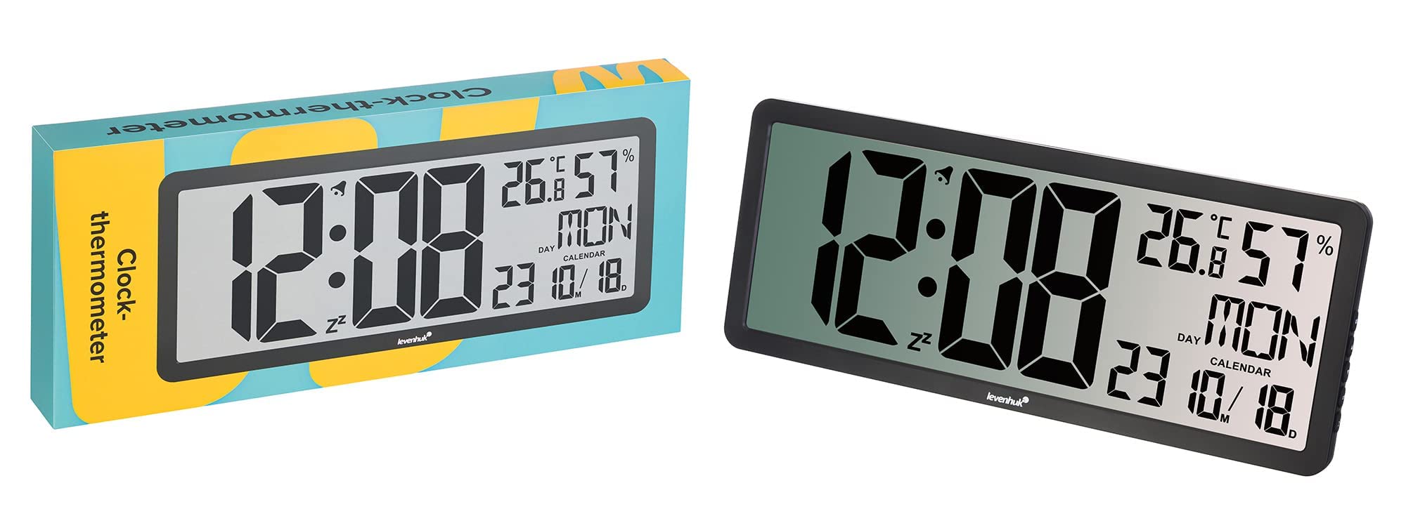 Levenhuk Wezzer Tick H80 Uhrenthermometer großes Display