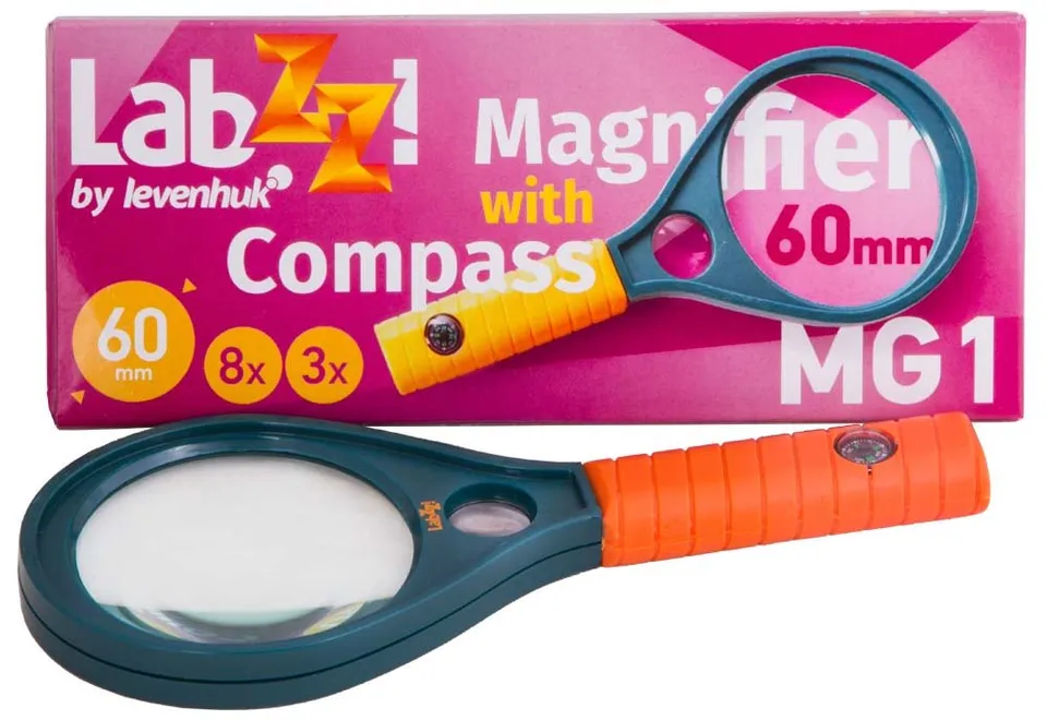 Levenhuk LabZZ MG1 Kinderlupe mit Kompass 3x/8x