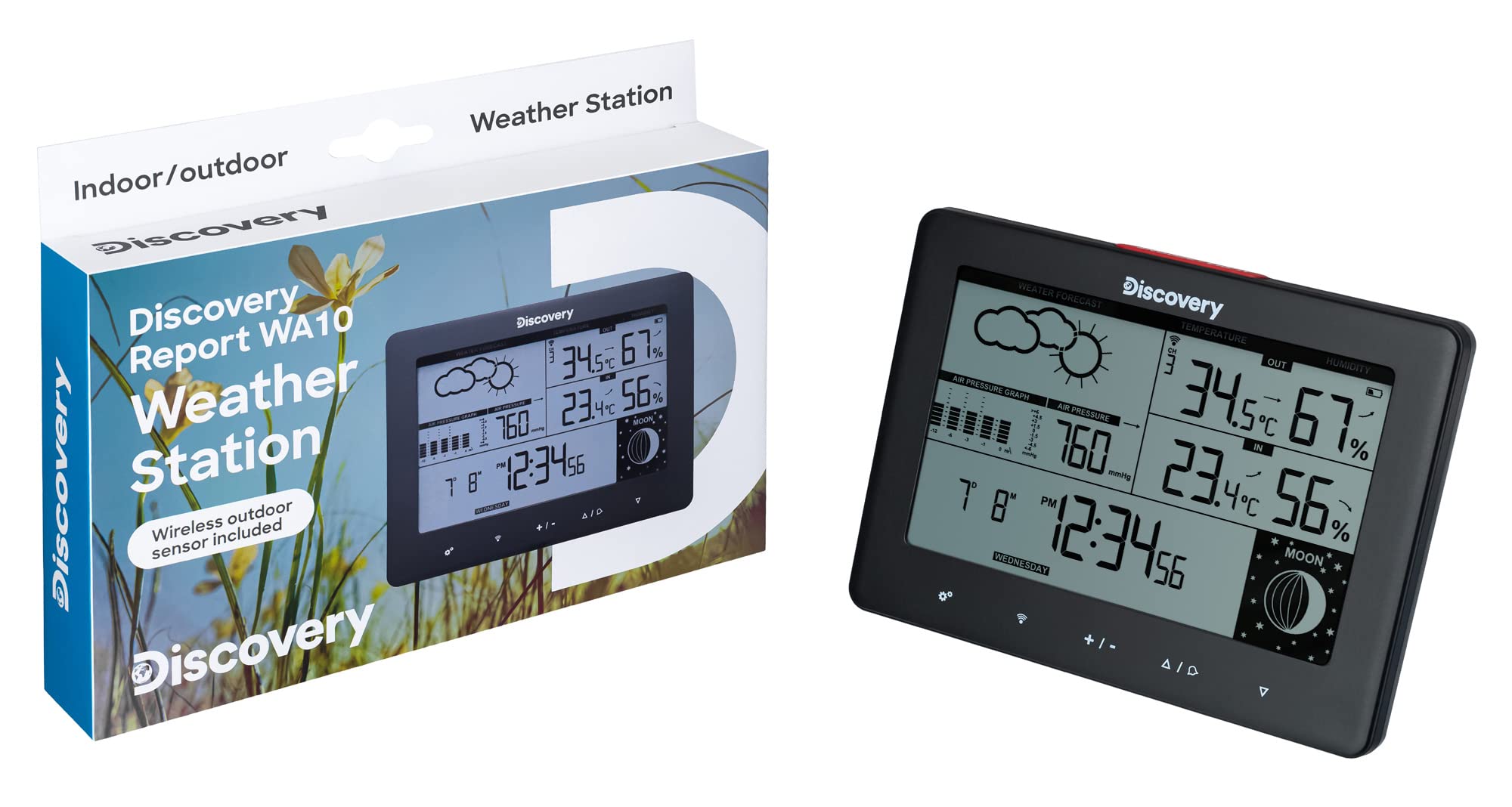 Discovery Report WA10 Wetterstation mit Barometer und Sensor