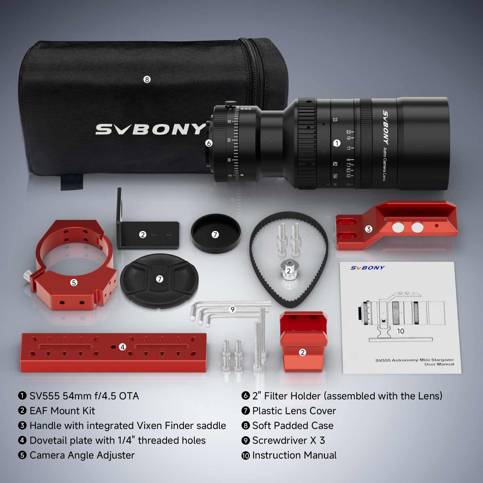 SVBONY SV555 APO 54mm Astrofotografie-Teleskop f/4,5