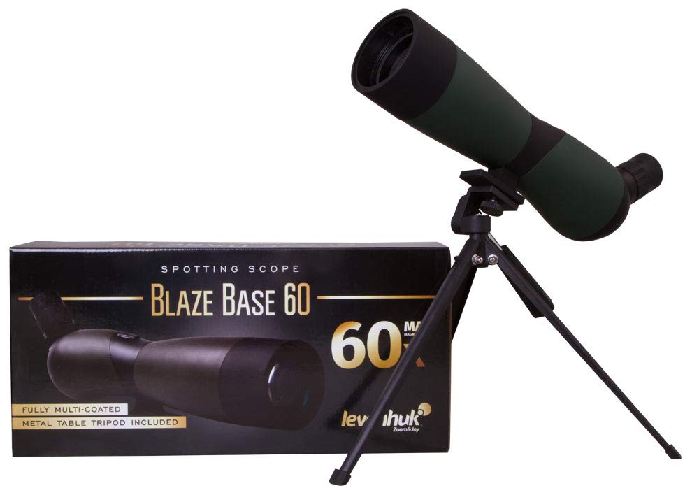 Levenhuk Blaze Base 60 Spektiv 20-60x60 Zoom abgewinkelt