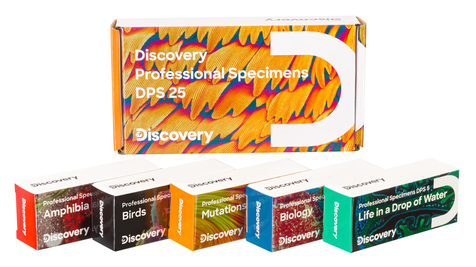 Levenhuk Discovery DPS 5 Präparate-Set Amphibien 5 Stück