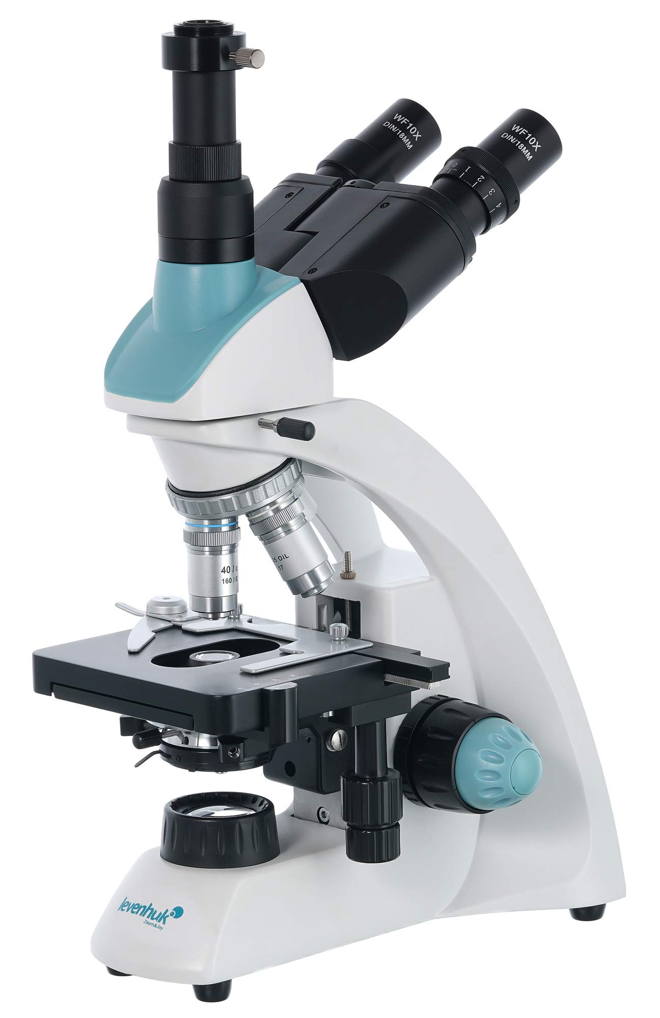 Levenhuk 500T Trinokular-Mikroskop 40x-1000x Halogen