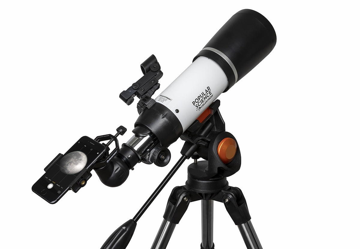 Celestron AstroMaster 80AZS Teleskop Refraktor Set