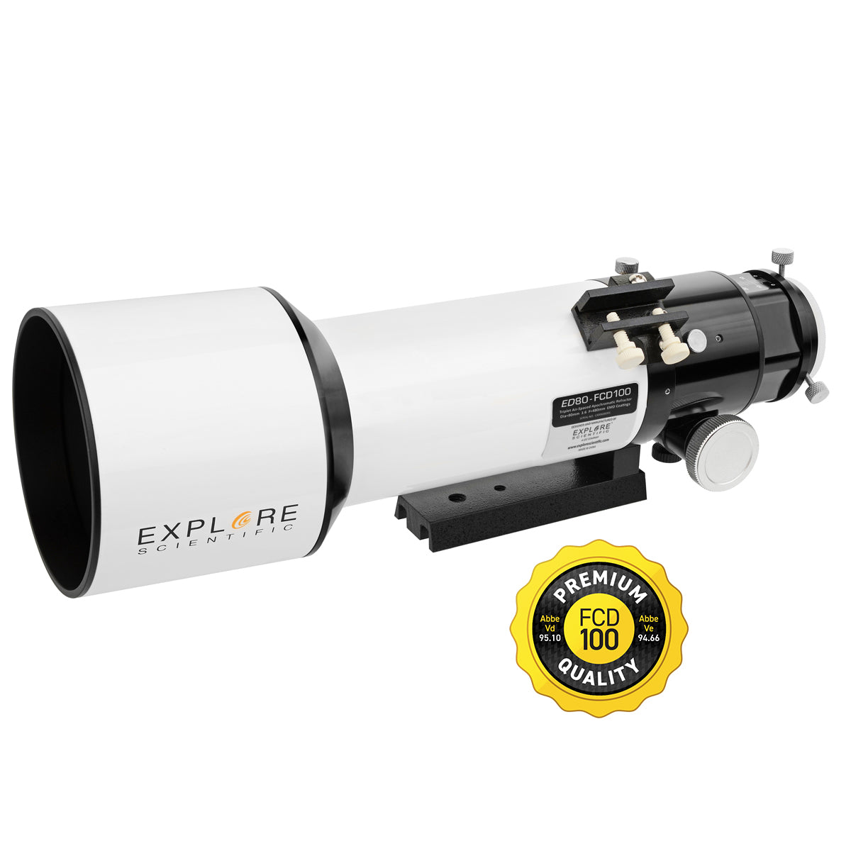 Explore Scientific ED80-FCD100 APO Teleskop 80mm + 0.8x Reducer
