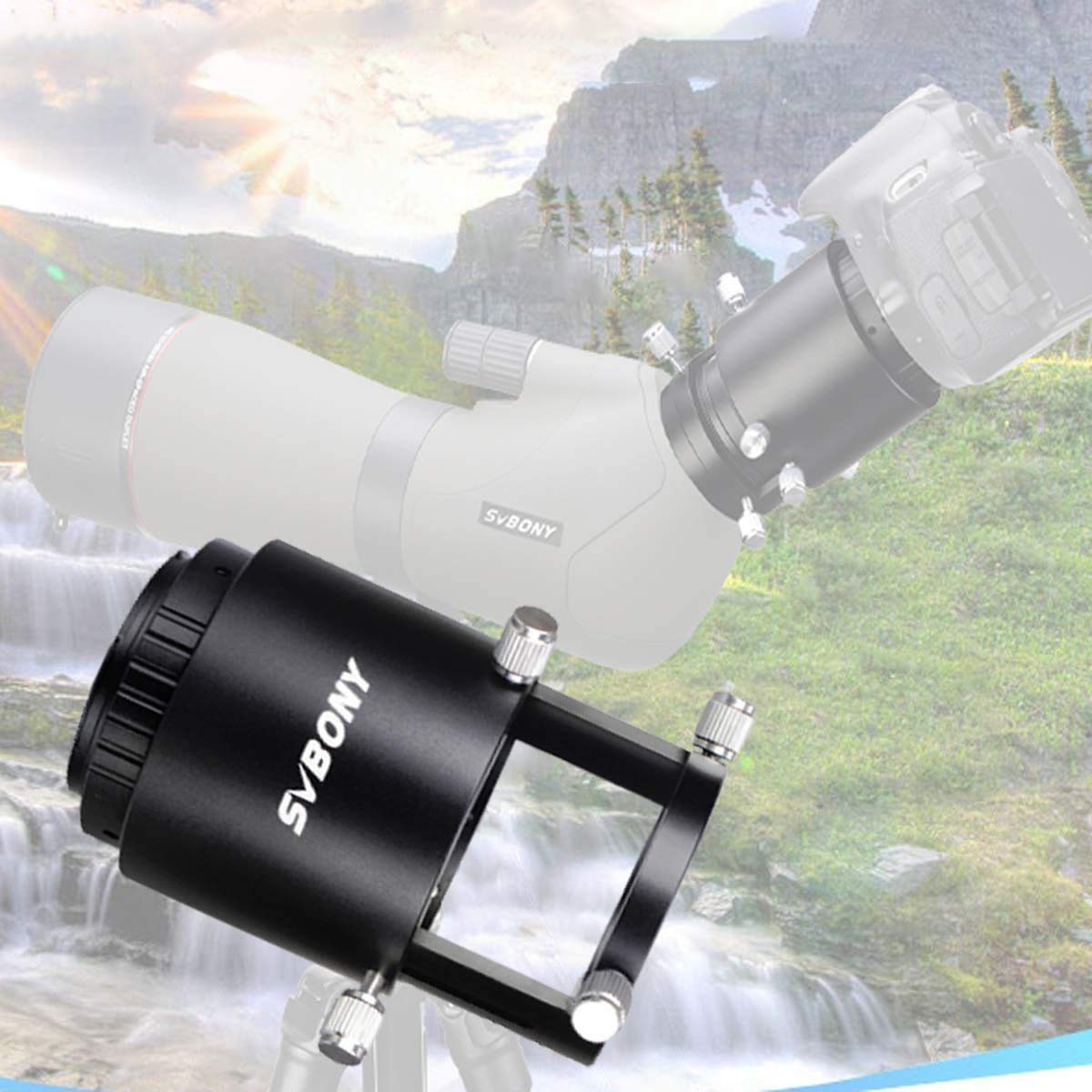SVBONY SV123 Spektiv Kameraadapter T2 für Canon EOS