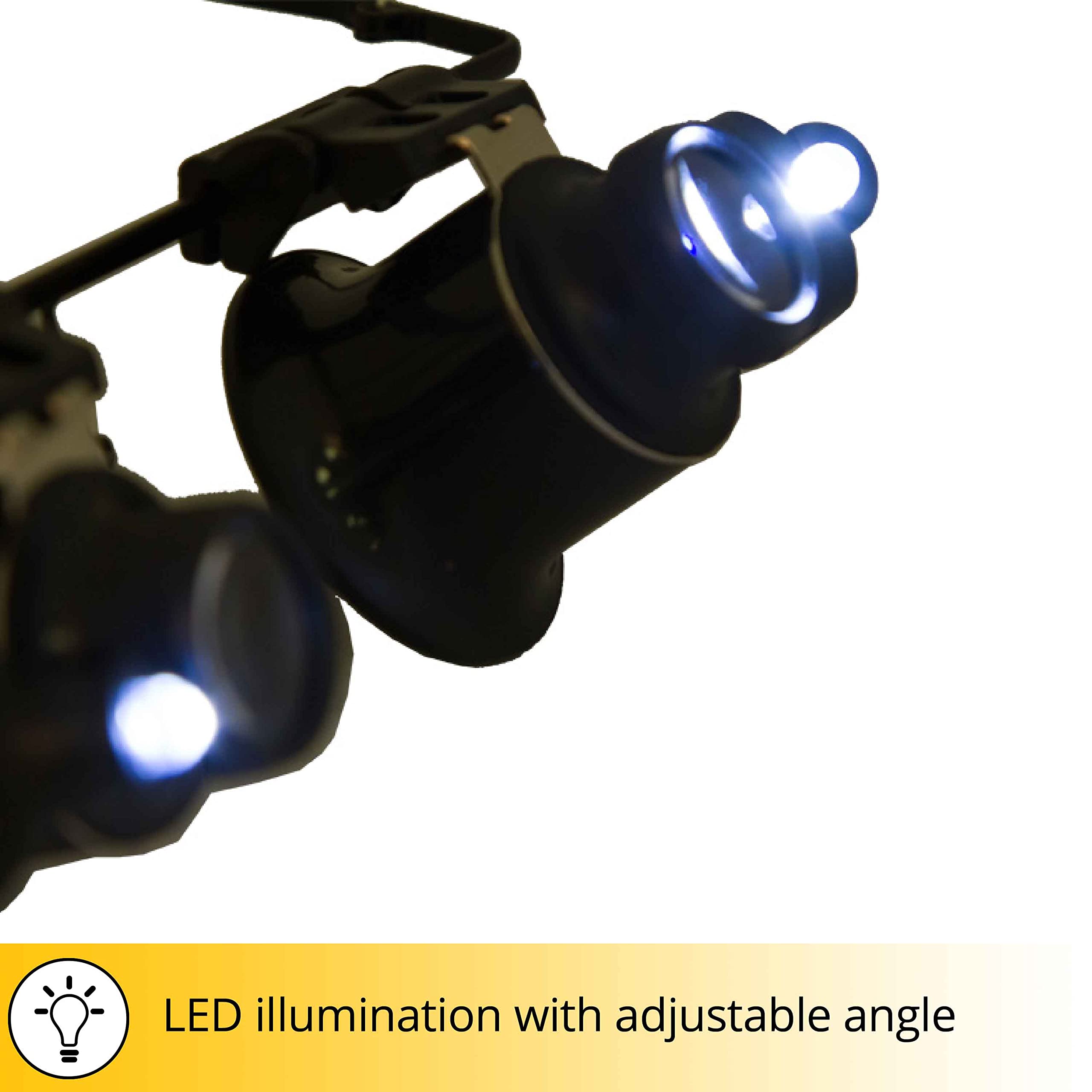 Levenhuk Zeno Vizor G2 Lupenbrille 20x LED