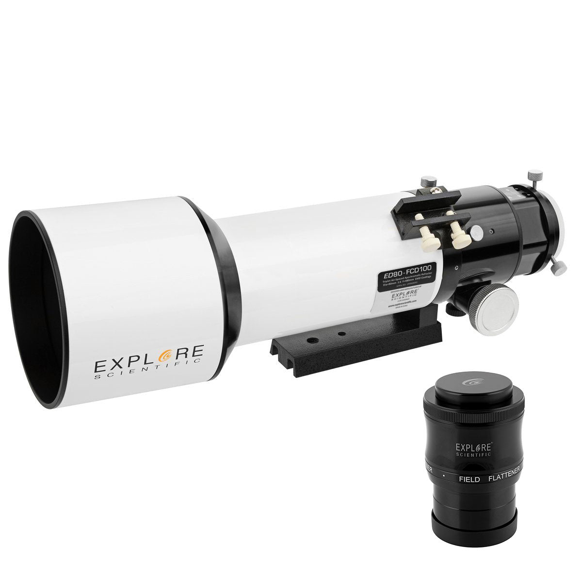 Explore Scientific ED80 FCD100 Apo Refraktor f/6 mit Flattener
