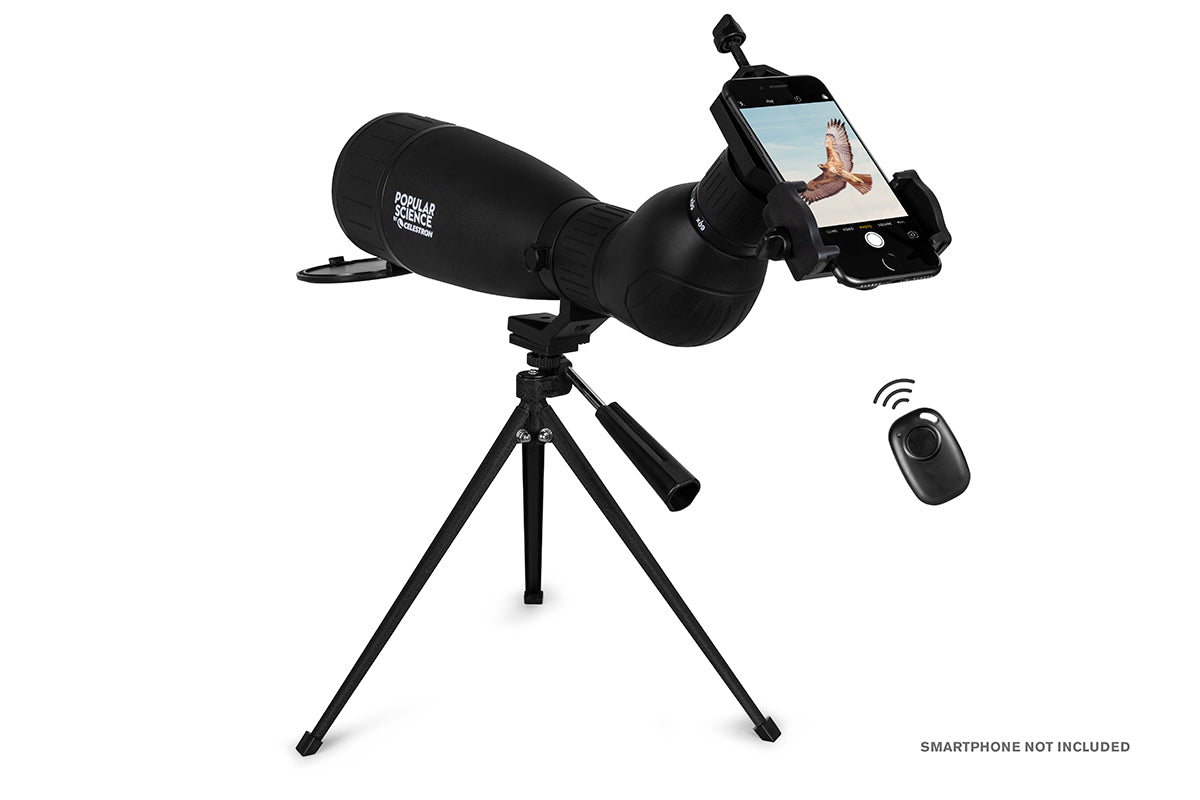 Celestron LandScout 20-60x80 Spektiv Set Handyadapter