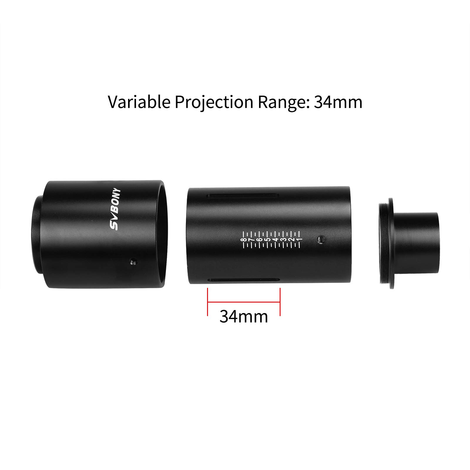 Svbony SV187 Kamera Adapter 1,25" Canon 34mm Variabel