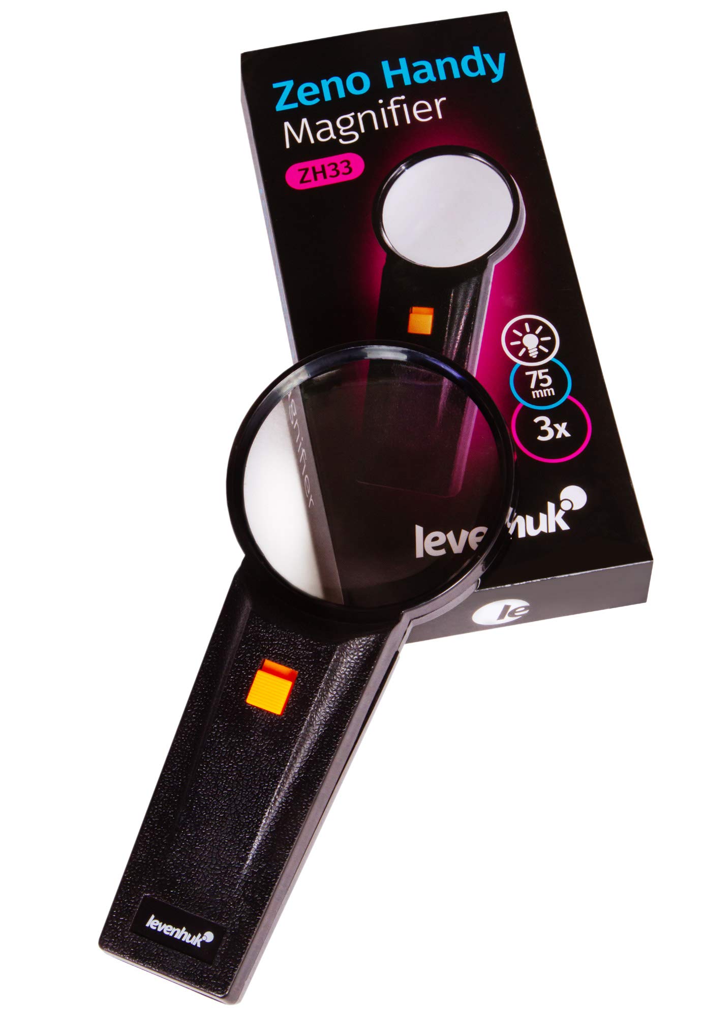 Levenhuk Zeno Handy ZH33 Handlupe LED 3x 75 mm