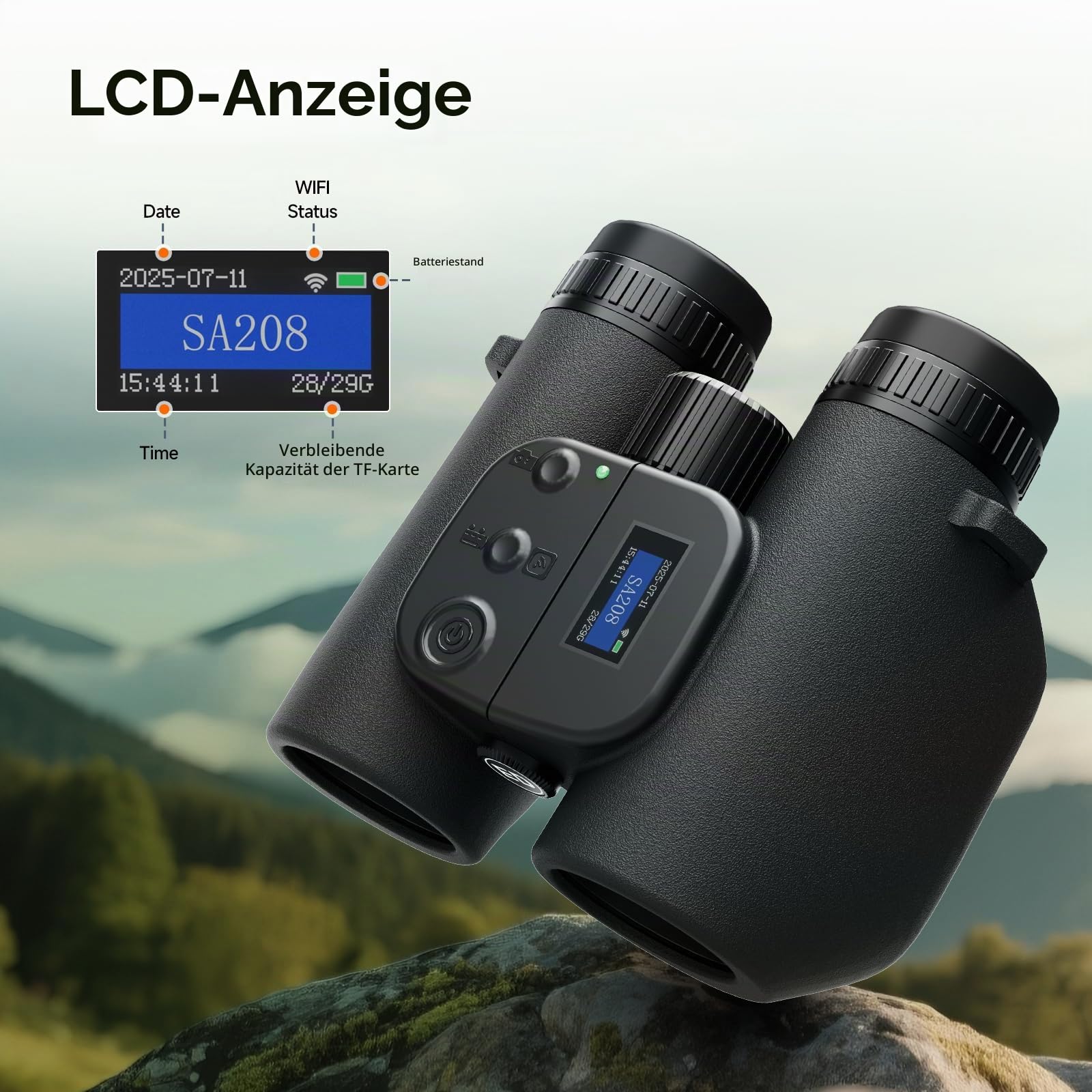 SVBONY SA208 8x42 ED Fernglas mit Kamera 8MP