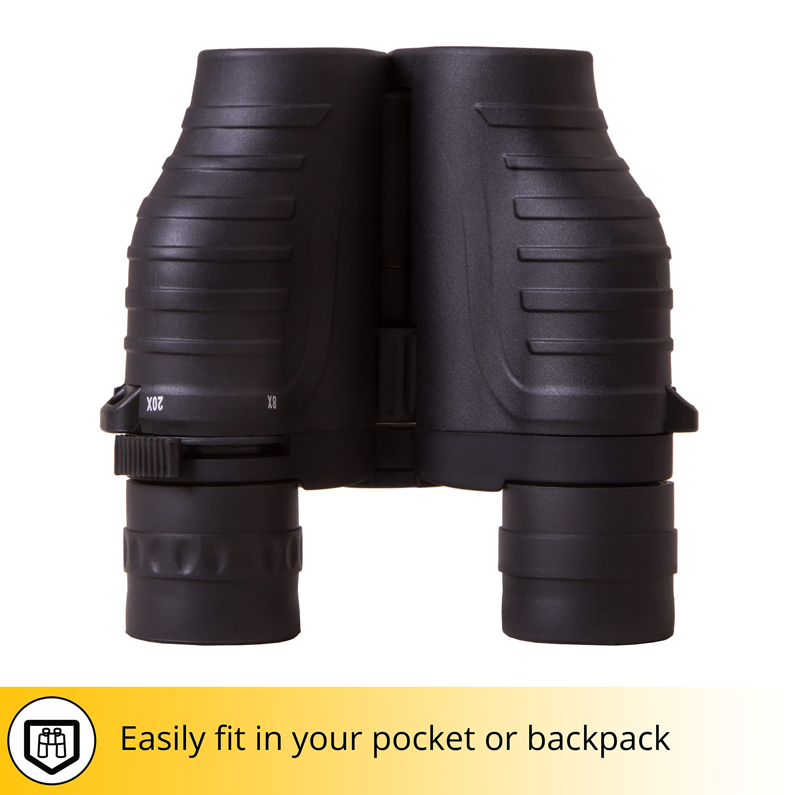 Levenhuk Atom 8-20x25 Zoom-Fernglas kompakt BK-7 Tasche