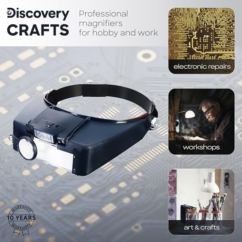 Discovery Crafts DHD 20 Kopflupe LED 1,5-8x