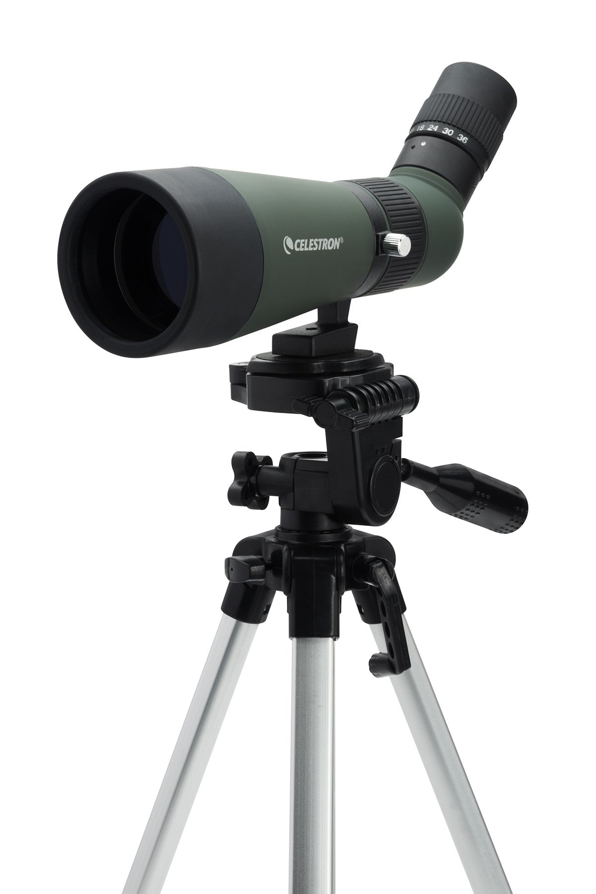 Celestron LandScout 12-36x60 Spektiv Set mit Stativ Rucksack