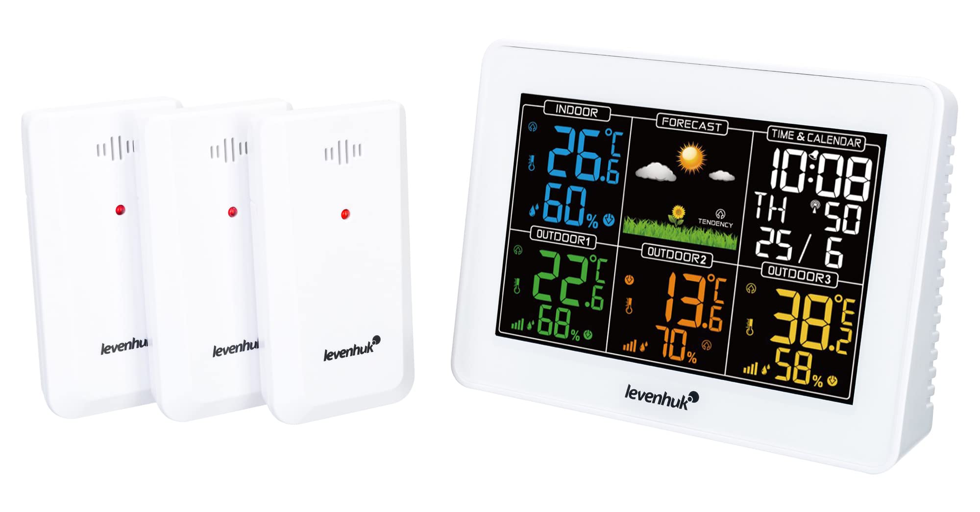 Levenhuk Wezzer Plus LP60 Wetterstation mit 3 Sensoren