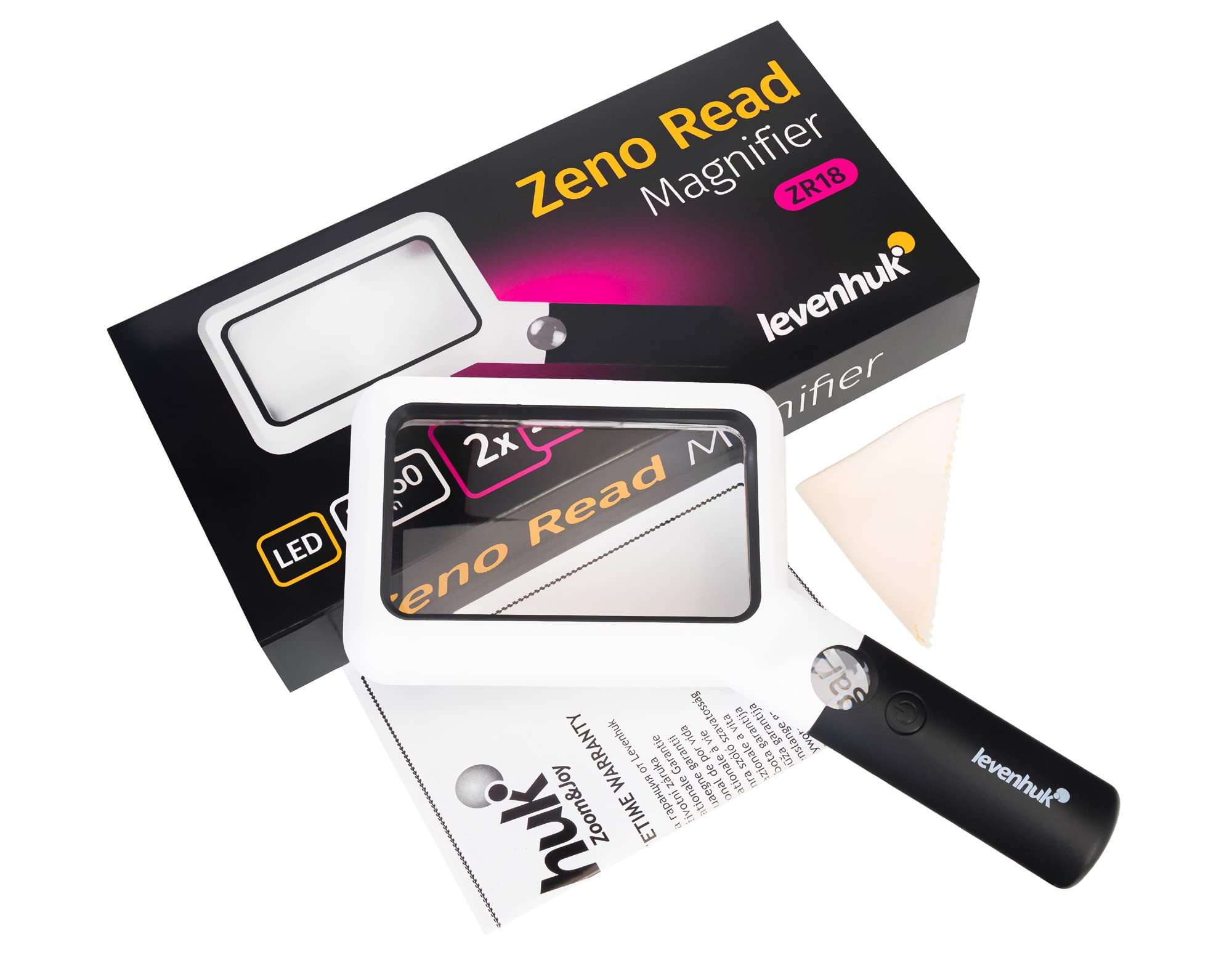 Levenhuk Zeno Read ZR18 Leselupe LED 2X 20X