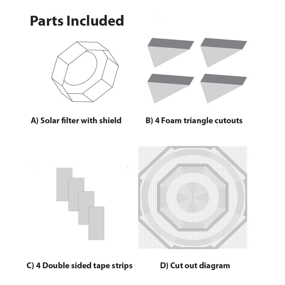 Explore Scientific Sun Catcher Sonnenfilter 150mm Solarlite Folie