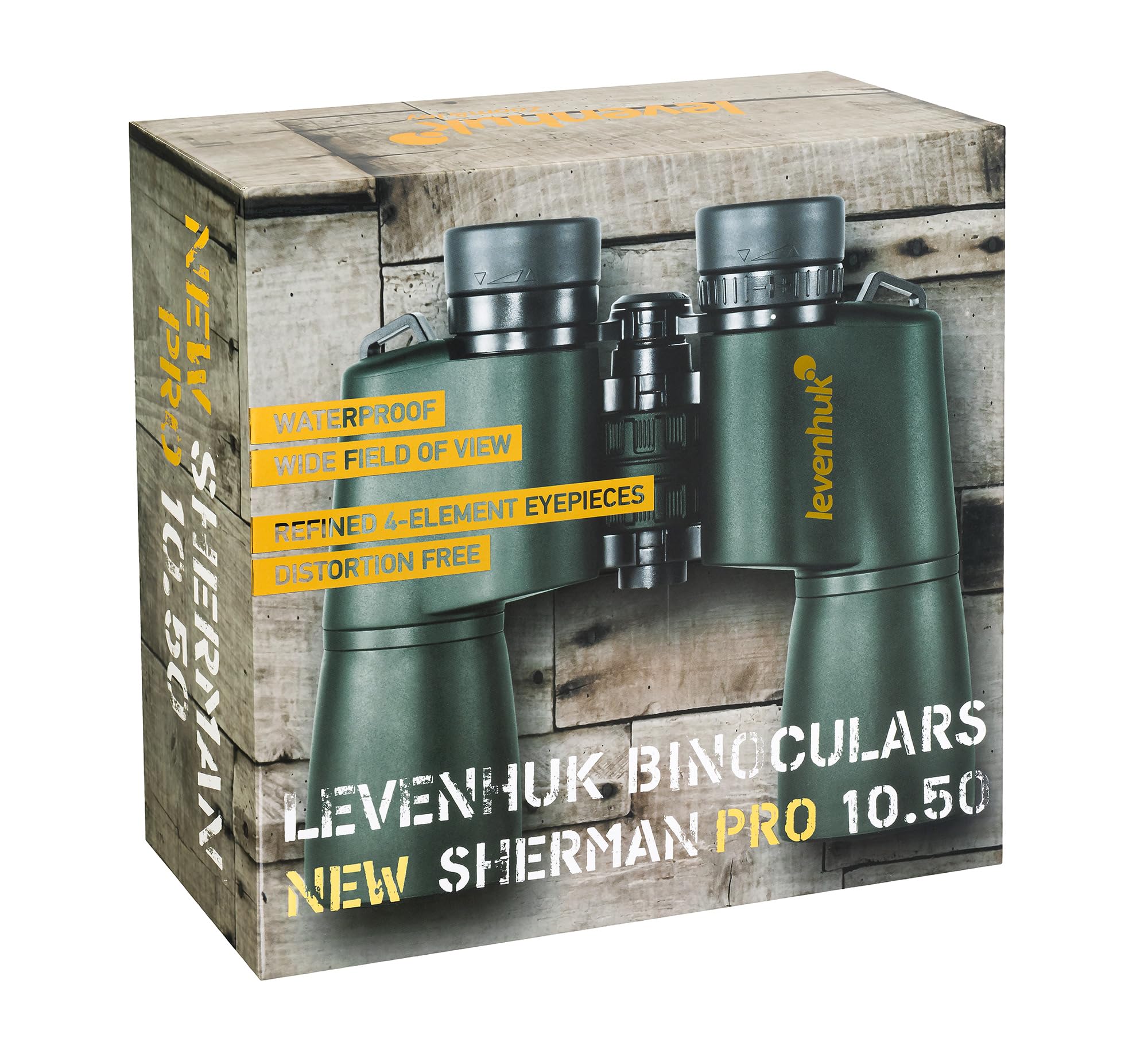 Levenhuk Sherman PRO 10x50 Fernglas Porro BaK-4