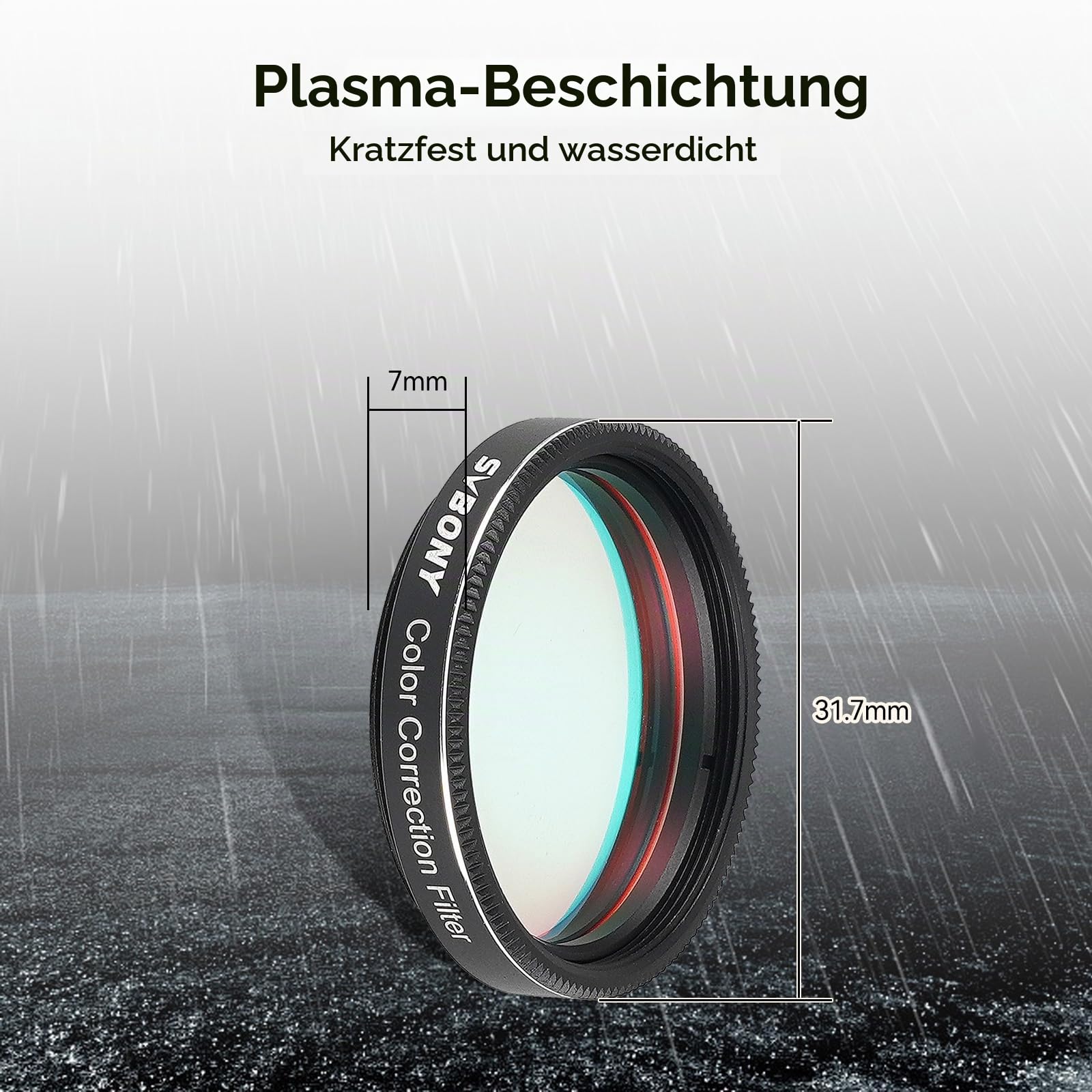 SVBONY SV231 Teleskopfilter 1,25 Zoll Farbkorrektur gegen Farbsaum