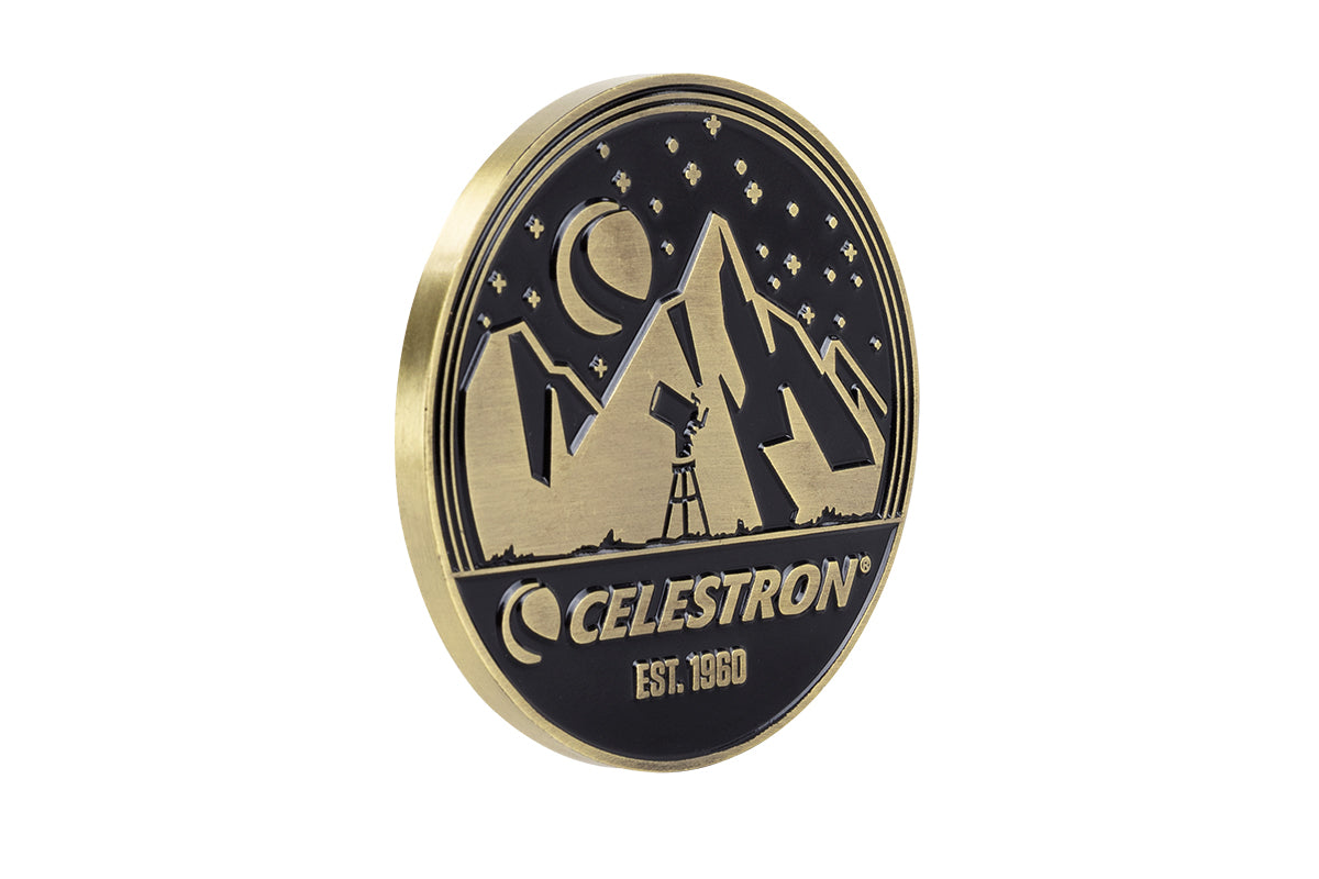 Celestron Apollo 11 Challenge Coin Sammlermünze 5 cm Gold