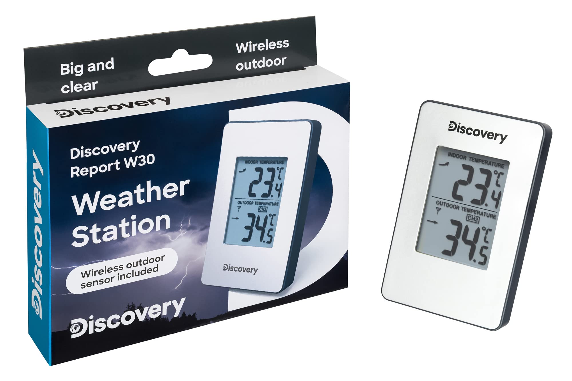 Discovery Report W30 Wetterstation Funk mit Außensensor