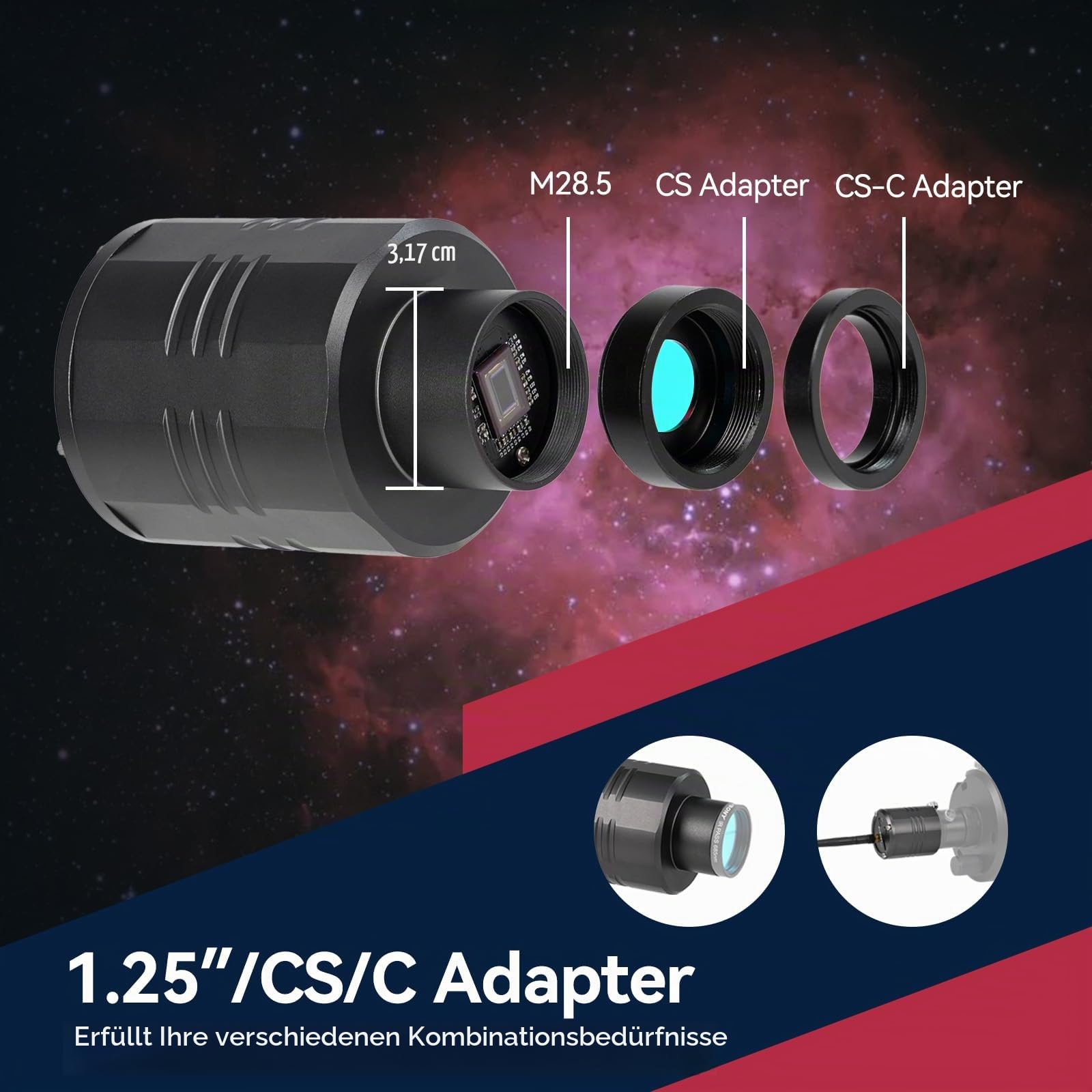 SVBONY SC311 WiFi Astrokamera IMX662 Teleskop CMOS