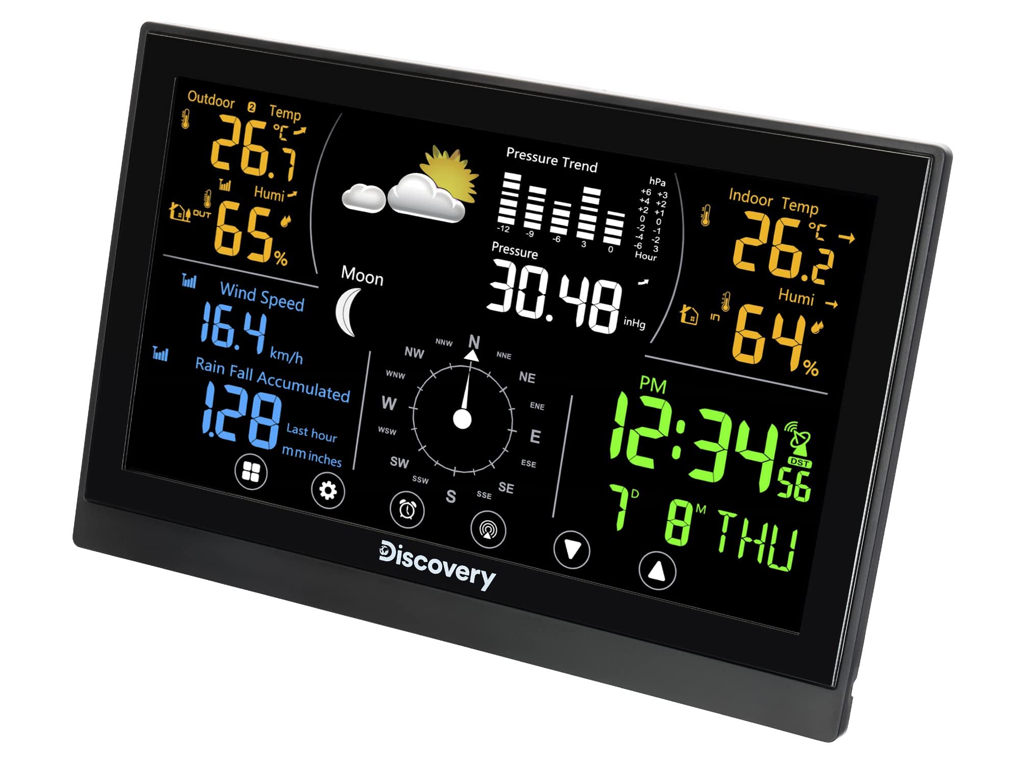 Discovery Report WA60 Wetterstation Wind Regen Luftdruck