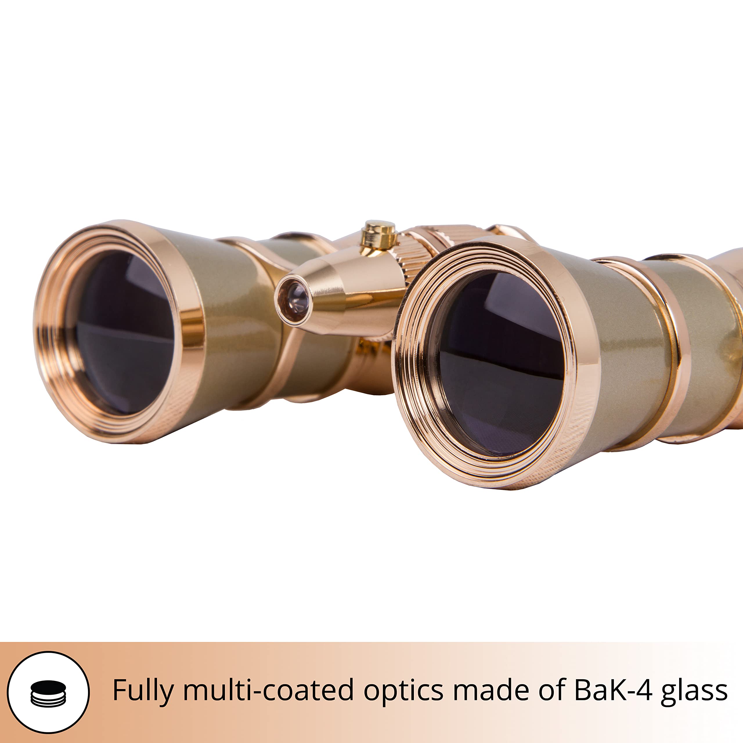 Levenhuk Broadway 325F Opernglas 3x25 Gold LED Kette